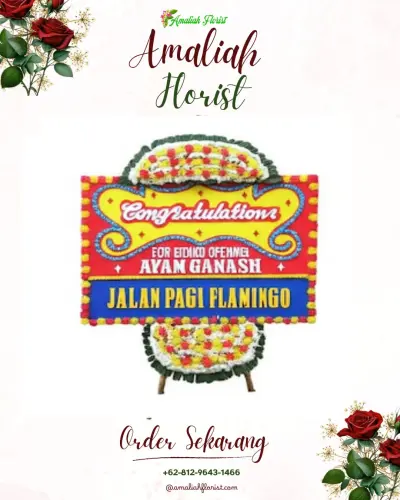 Bunga Papan Congratulation di Ngebruk